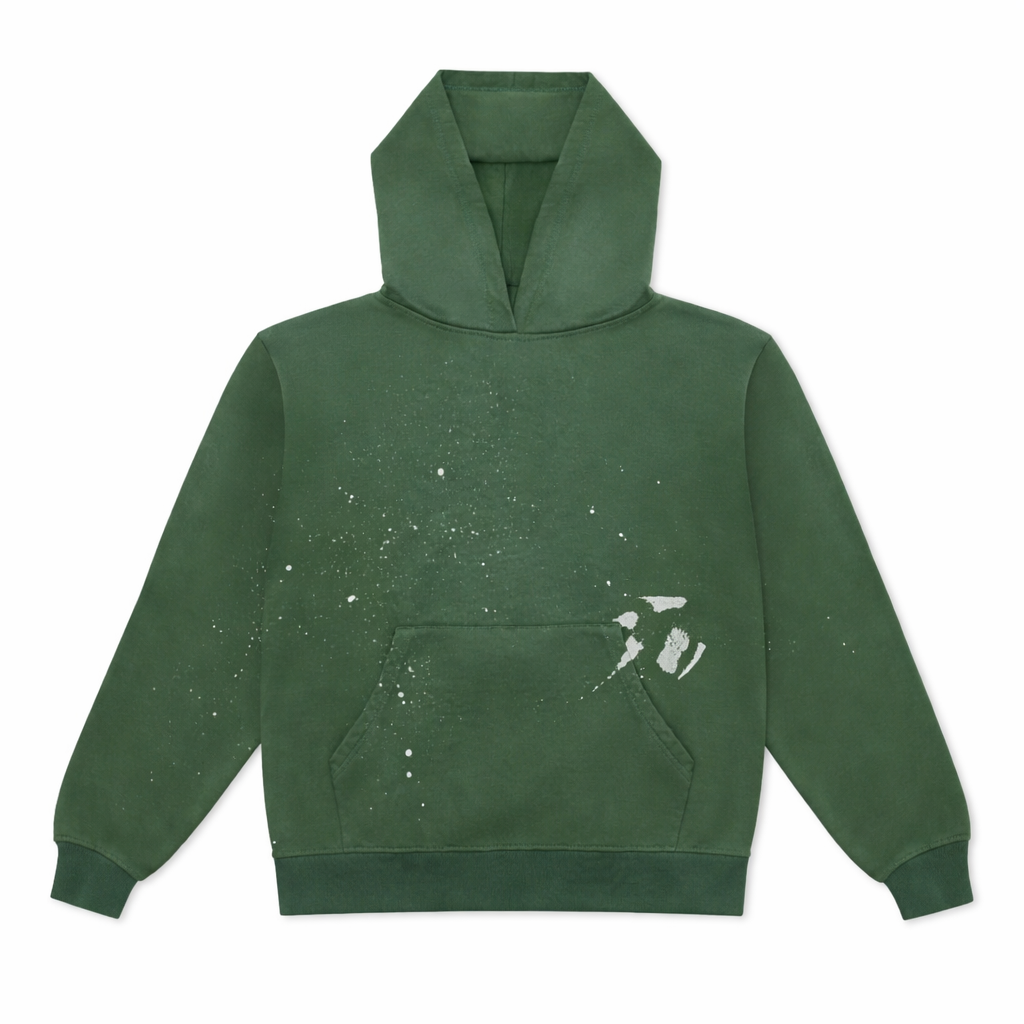 Cotton Collective® Oversized Paint Hoodie