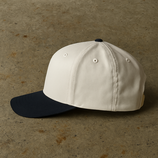 5 Panel (2 Tone/Cream) Snapback