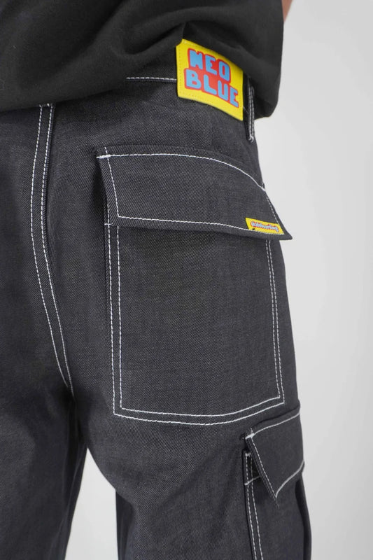 Neo Blue® 14oz Heavy Cargo Jeans