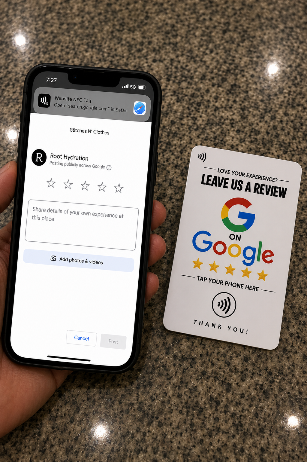 Create A Custom NFC Google Review Card