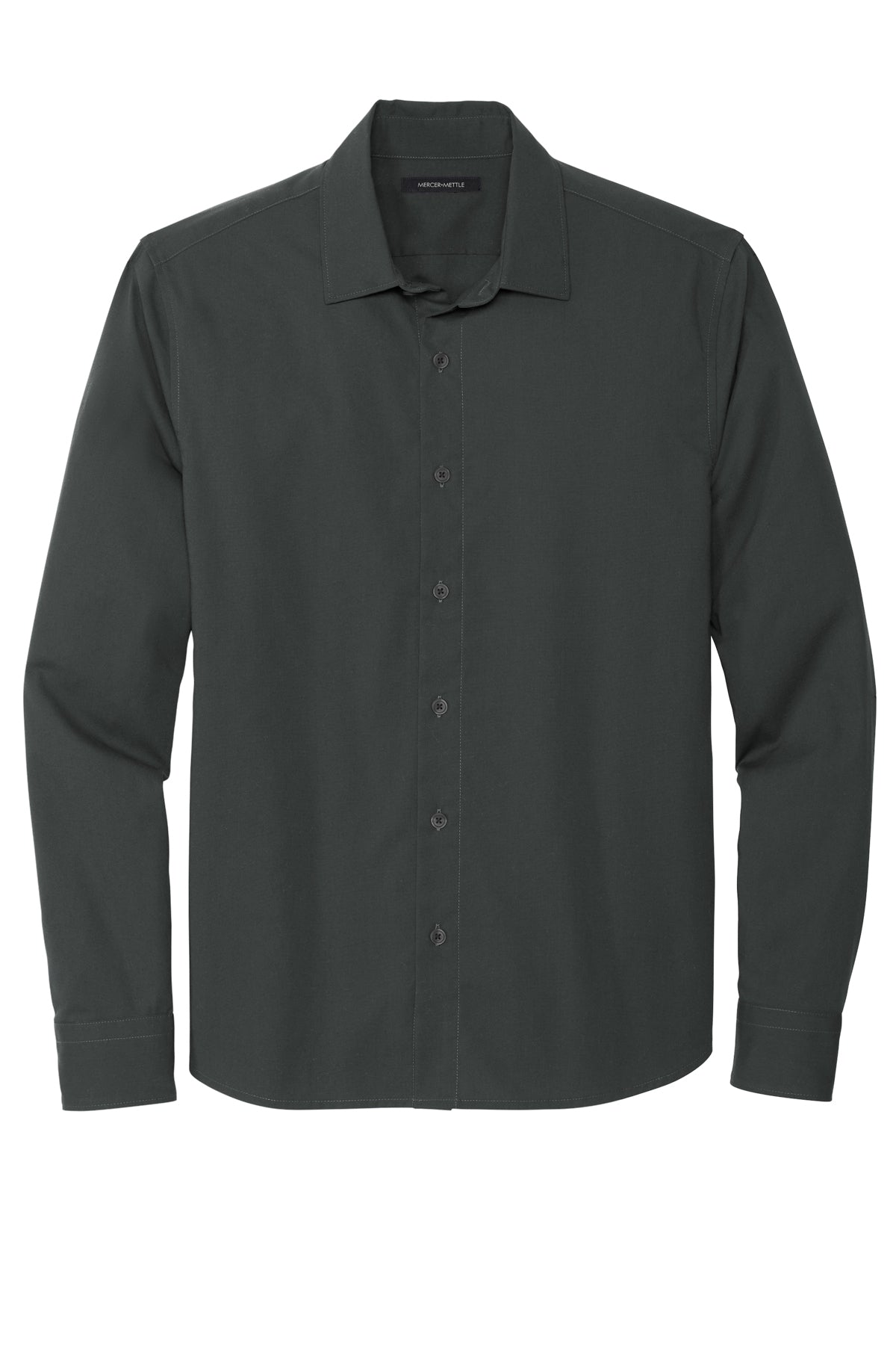 M+M® Men's Long Sleeve Stretch Woven Shirt
