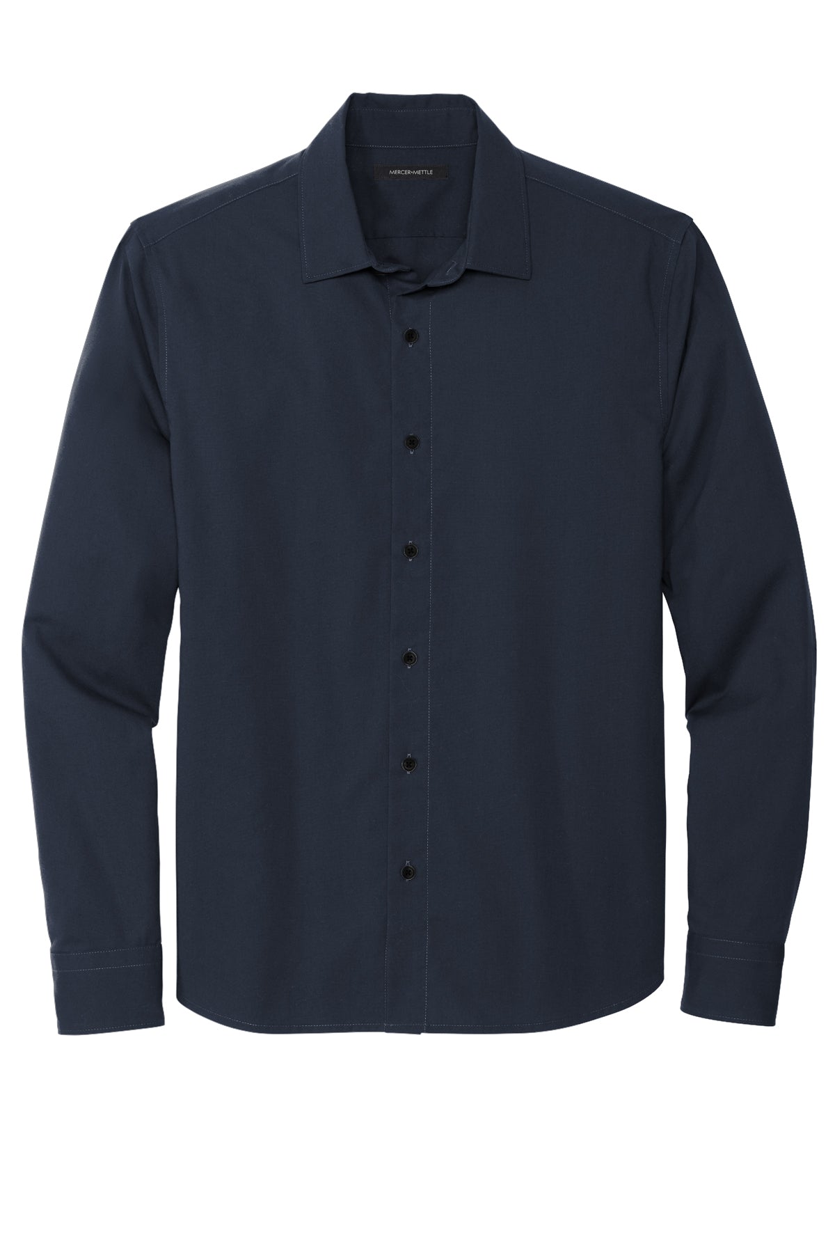 M+M® Men's Long Sleeve Stretch Woven Shirt