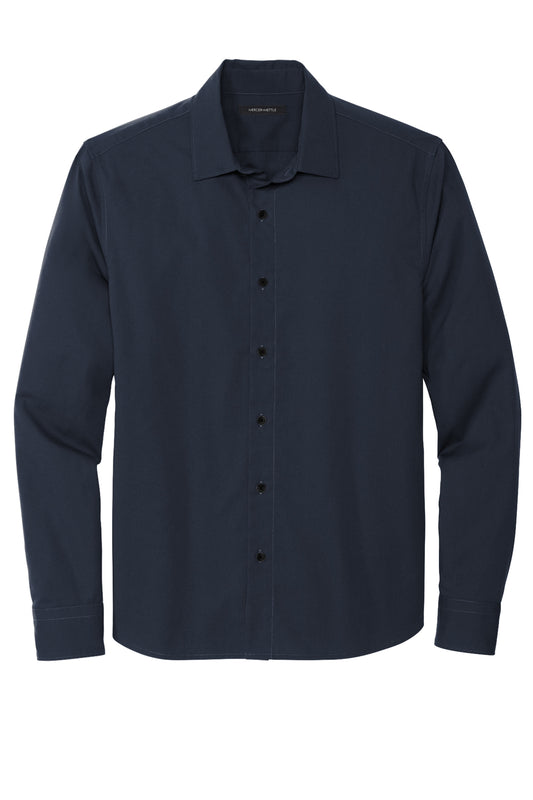 M+M® Men's Long Sleeve Stretch Woven Shirt