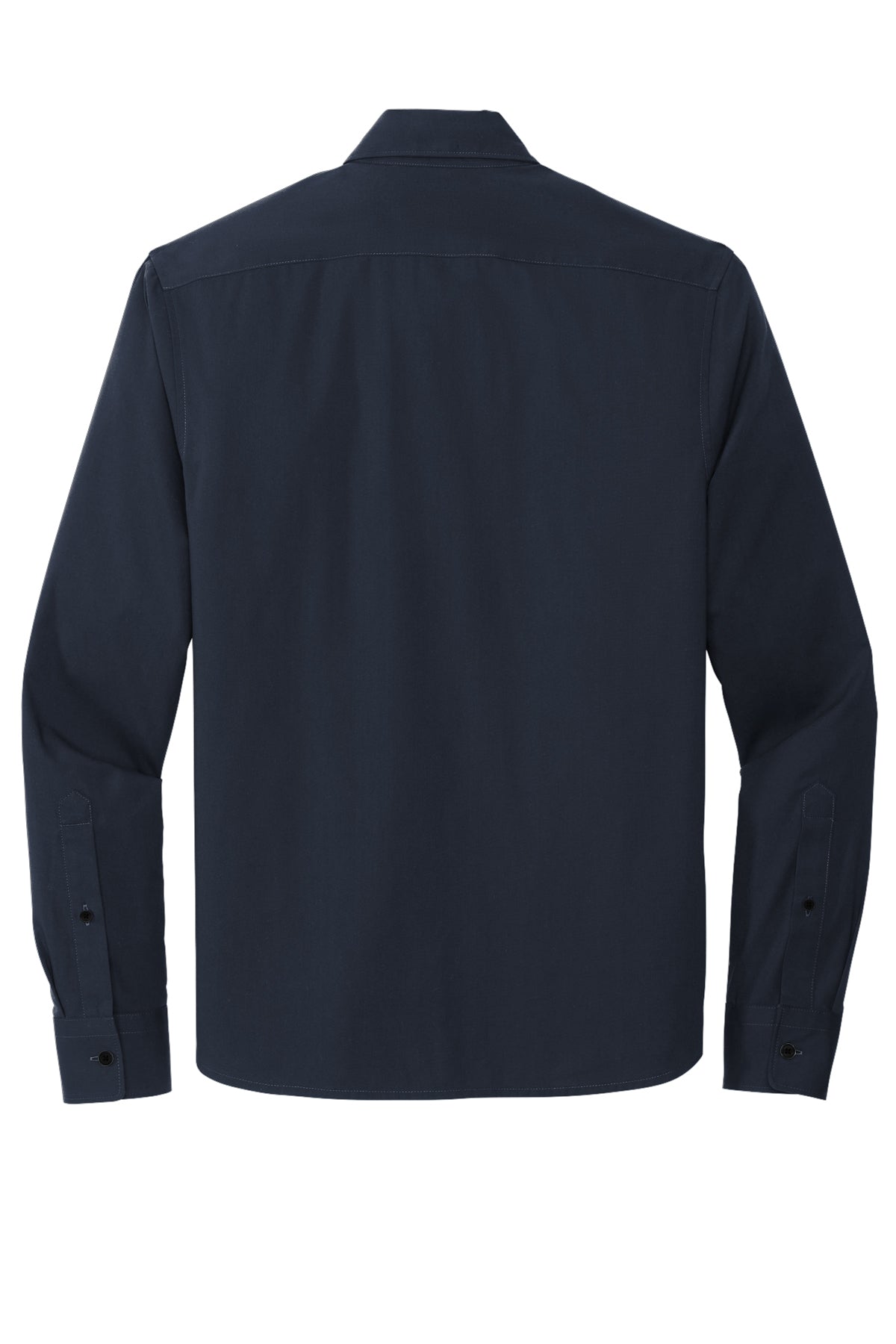 M+M® Men's Long Sleeve Stretch Woven Shirt