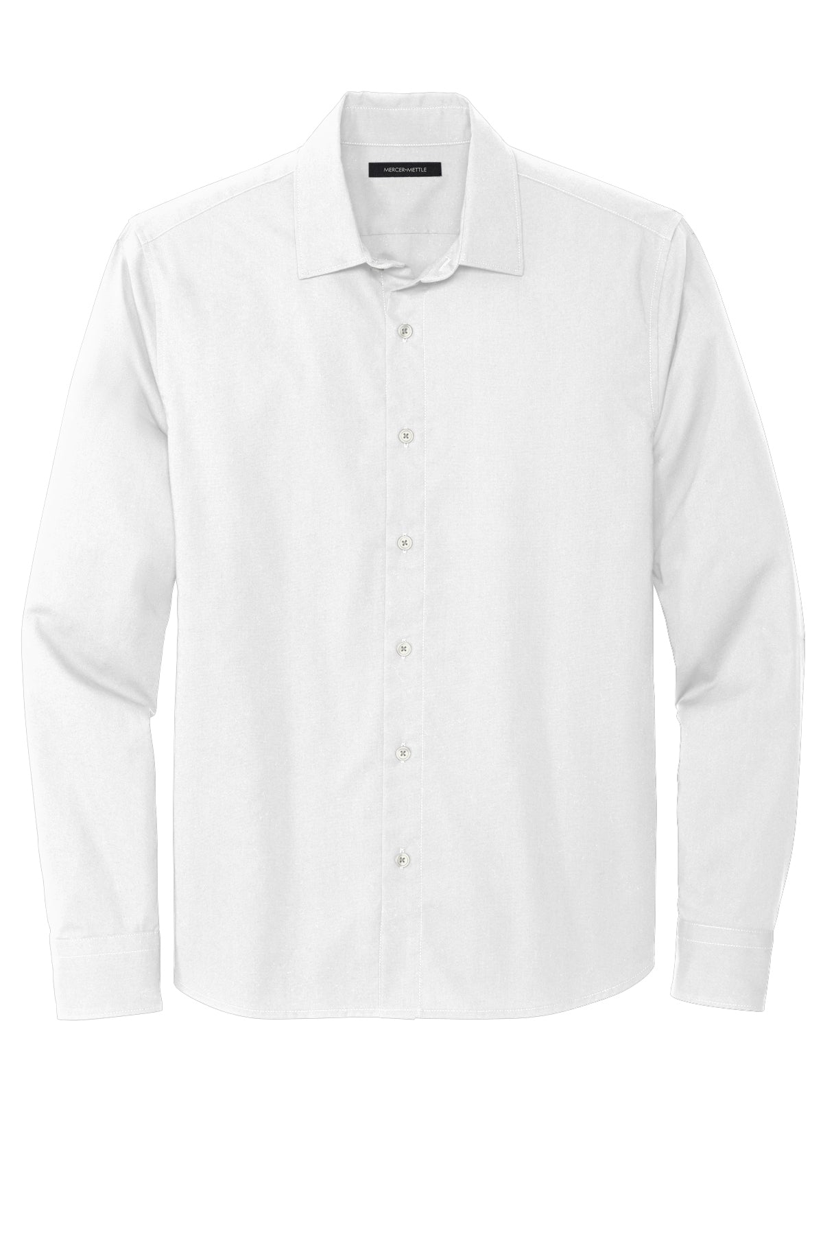 M+M® Men's Long Sleeve Stretch Woven Shirt