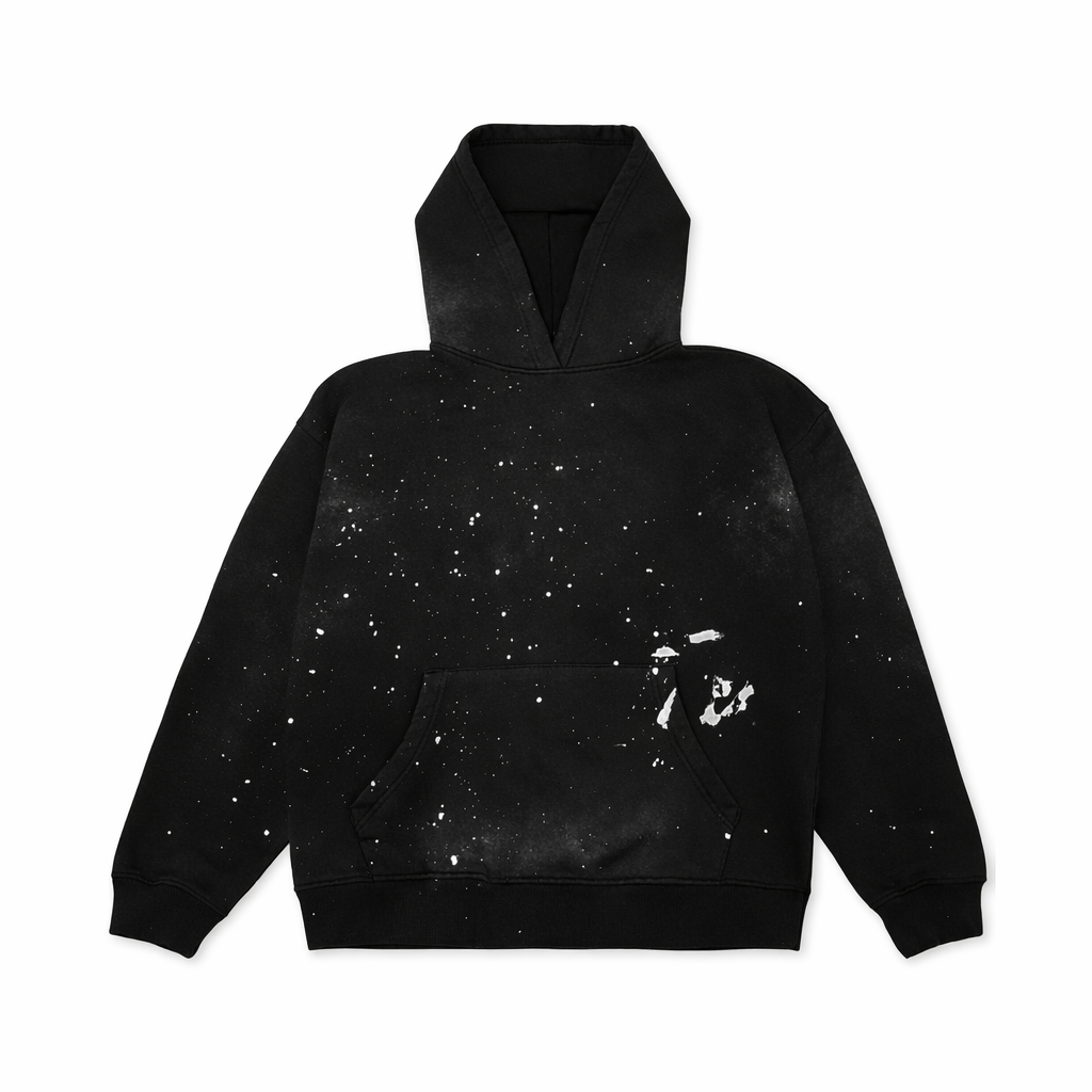Cotton Collective® Oversized Paint Hoodie