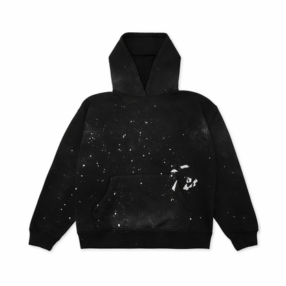 Cotton Collective® Oversized Paint Hoodie
