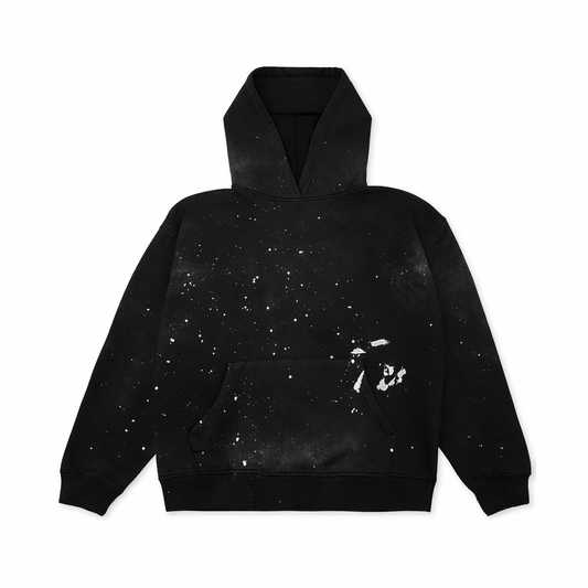 Cotton Collective® Oversized Paint Hoodie