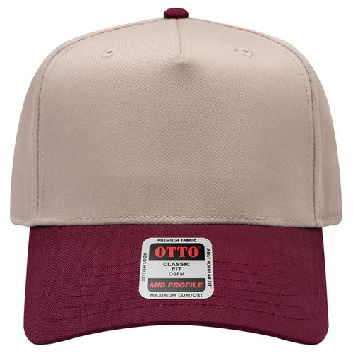 OTTO CAP® 5 Panel 2-Tone Baseball Cap