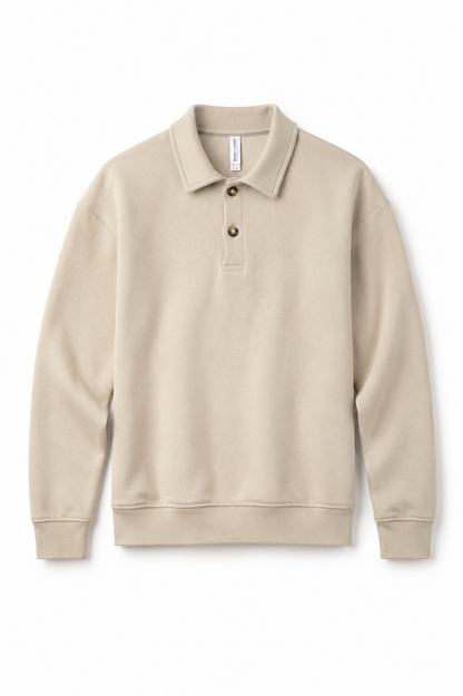 BELLA+CANVAS® Unisex Polo Sweatshirt