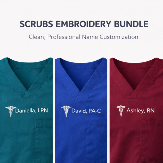 Scrubs Embroidery Bundle