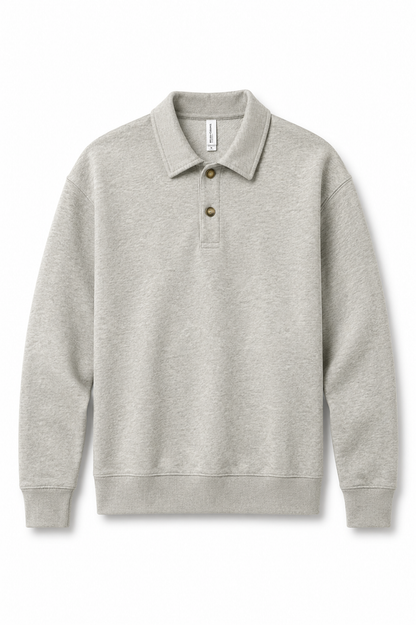 BELLA+CANVAS® Unisex Polo Sweatshirt