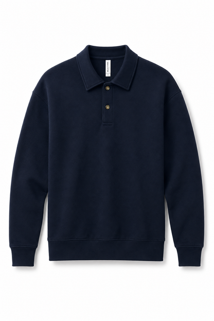 BELLA+CANVAS® Unisex Polo Sweatshirt