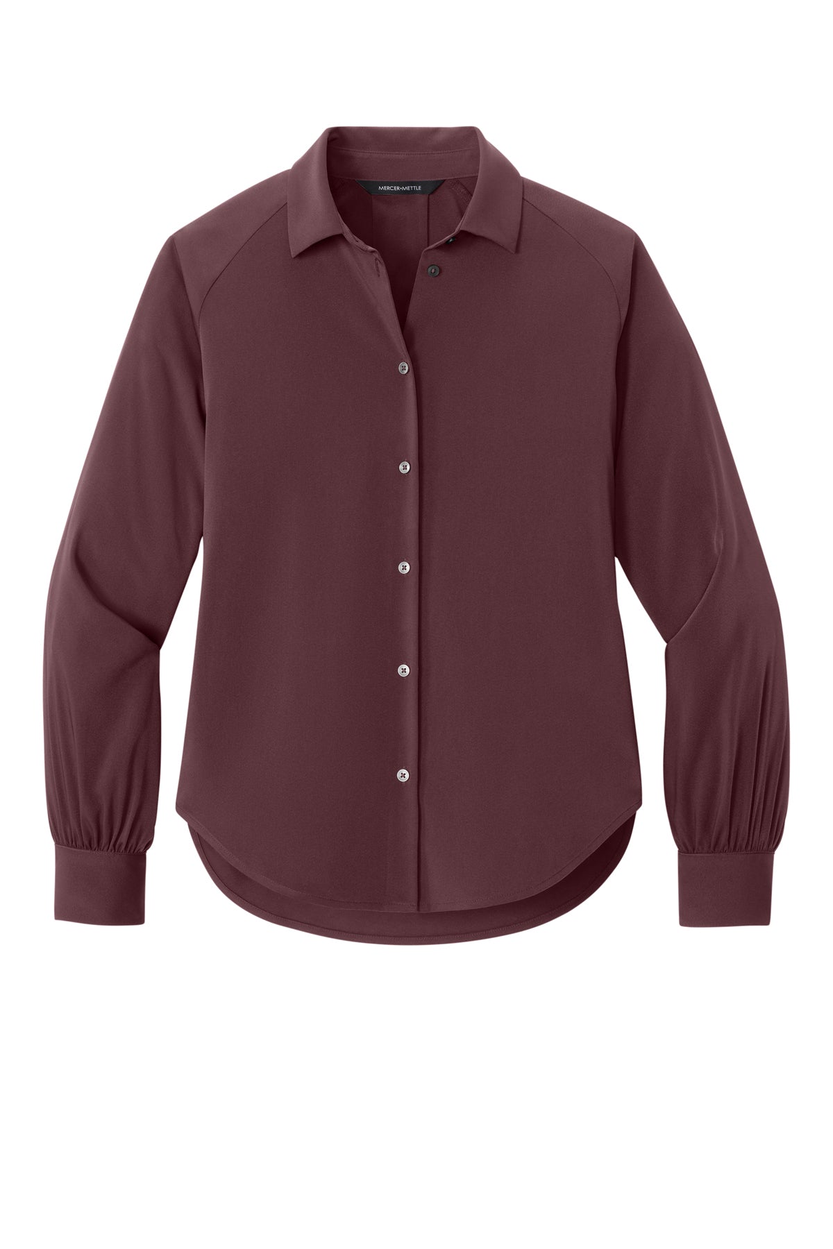M+M® Women’s Long Sleeve Buttery Soft Blouse