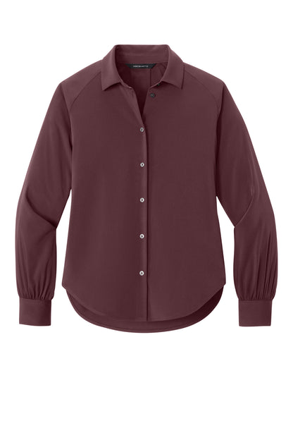M+M® Women’s Long Sleeve Buttery Soft Blouse