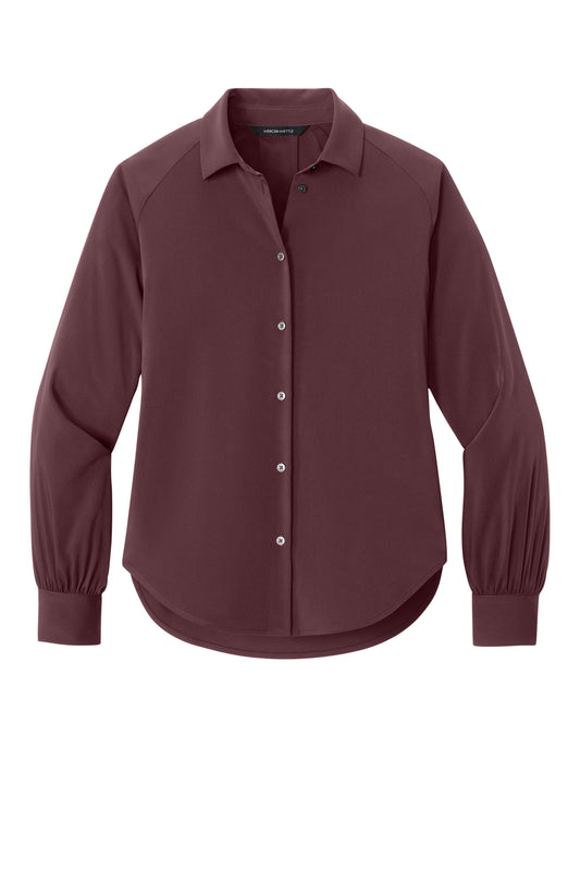 M+M® Women’s Long Sleeve Buttery Soft Blouse