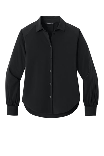 M+M® Women’s Long Sleeve Buttery Soft Blouse