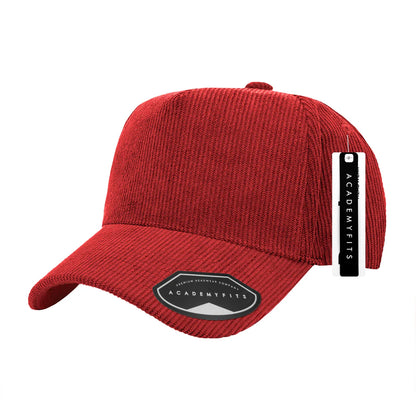 AcademyFits® 3125 Corduroy Frame Snapback