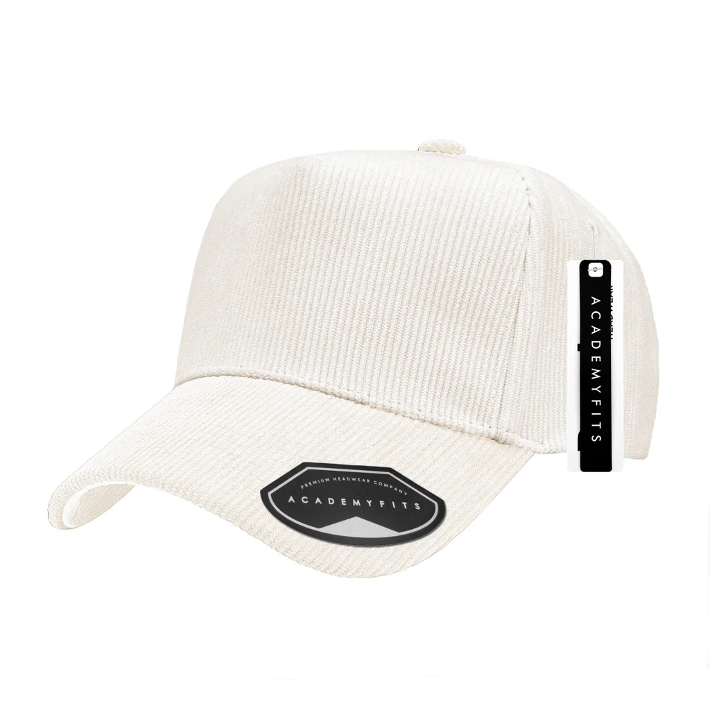 AcademyFits® 3125 Corduroy Frame Snapback