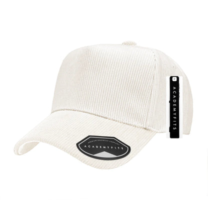 AcademyFits® 3125 Corduroy Frame Snapback
