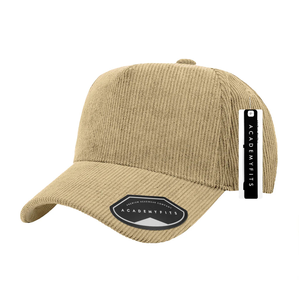 AcademyFits® 3125 Corduroy Frame Snapback