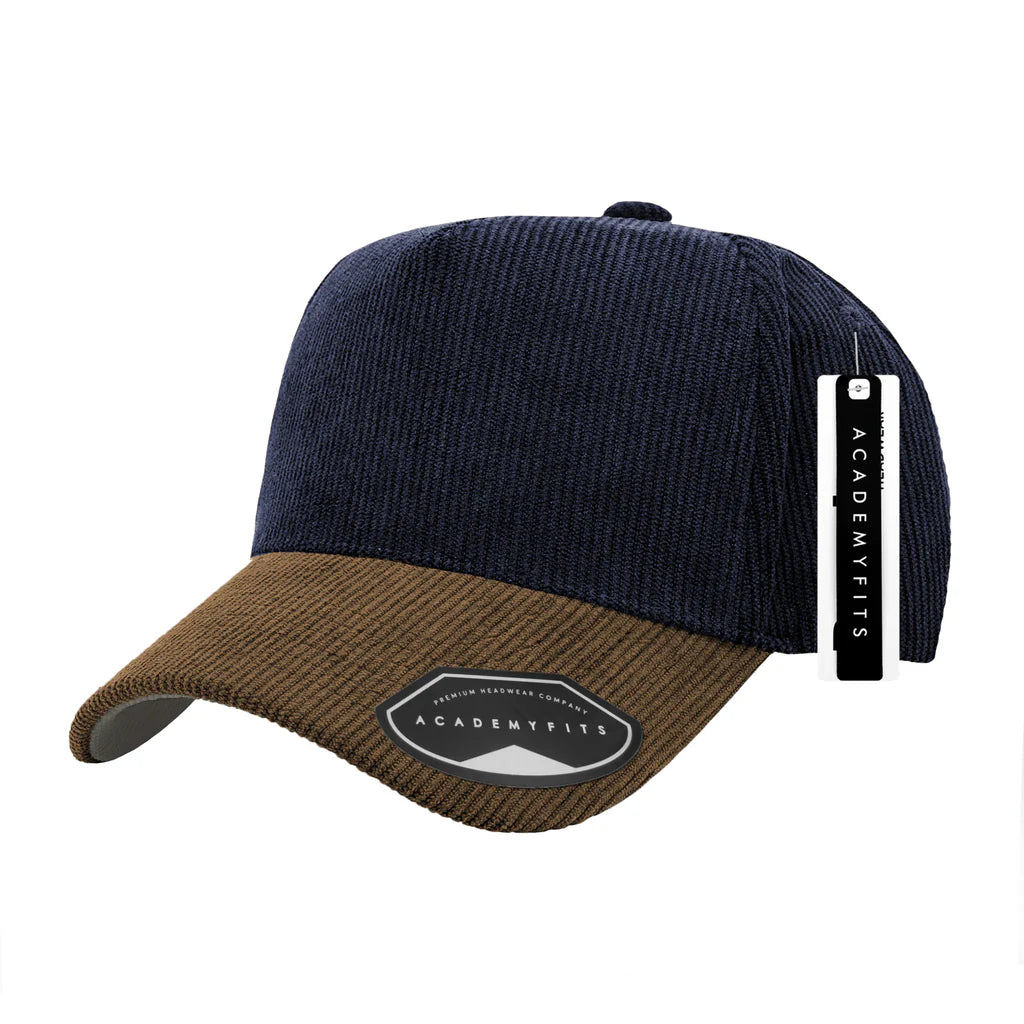 AcademyFits® 3125 Corduroy Frame Snapback