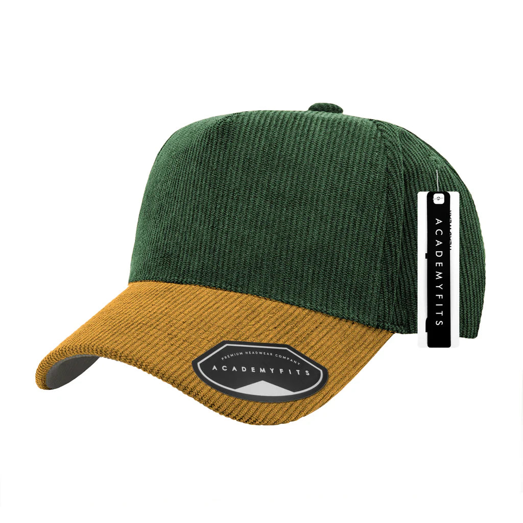 AcademyFits® 3125 Corduroy Frame Snapback