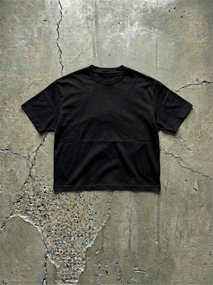 Luxury Oversized Cropped T-Shirt Boxy Fit 6.5oz (Heavy Weight)