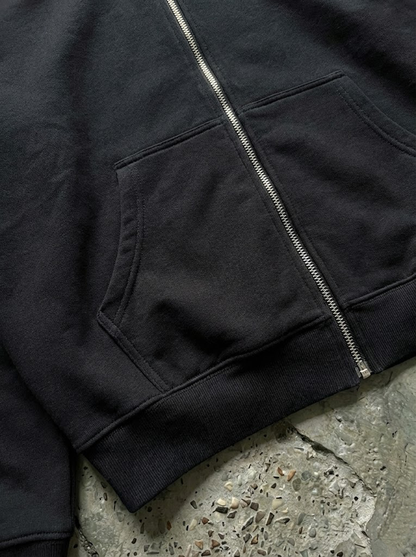 Luxury Boxy Zip-Up Hoodie (20oz)