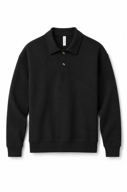BELLA+CANVAS® Unisex Polo Sweatshirt