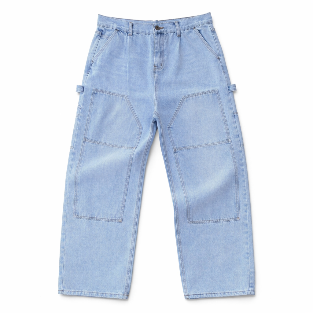 FXN Menswear® Baggy Carpenter Denim Jeans