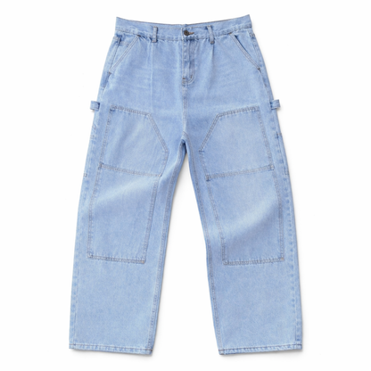FXN Menswear® Baggy Carpenter Denim Jeans