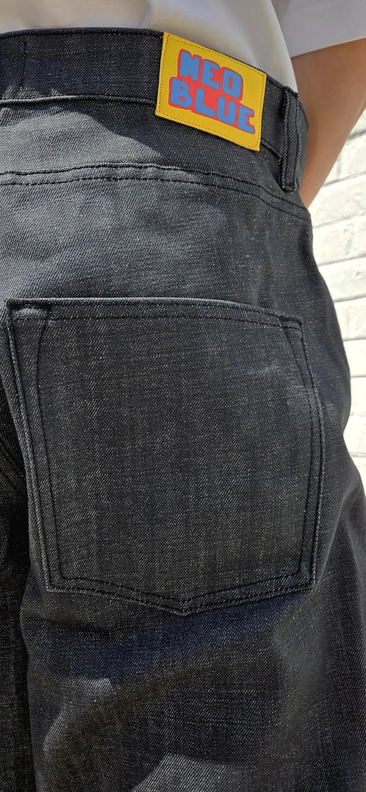Neo Blue® 14oz Raw Denim Charcoal Baggy
