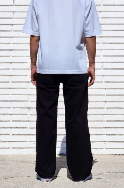 Neo Blue® 14oz Solid Black Baggy Jeans