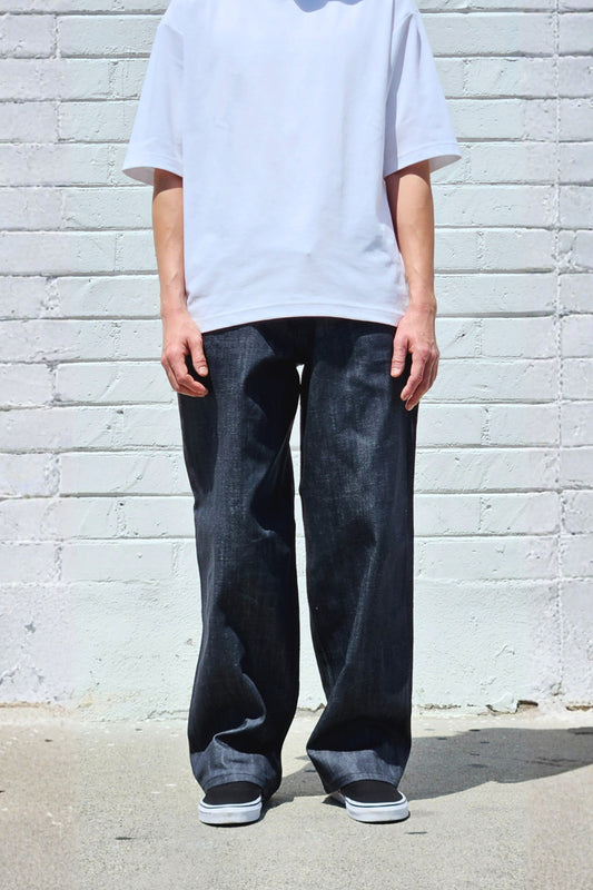 Neo Blue® 14oz Raw Denim Charcoal Baggy