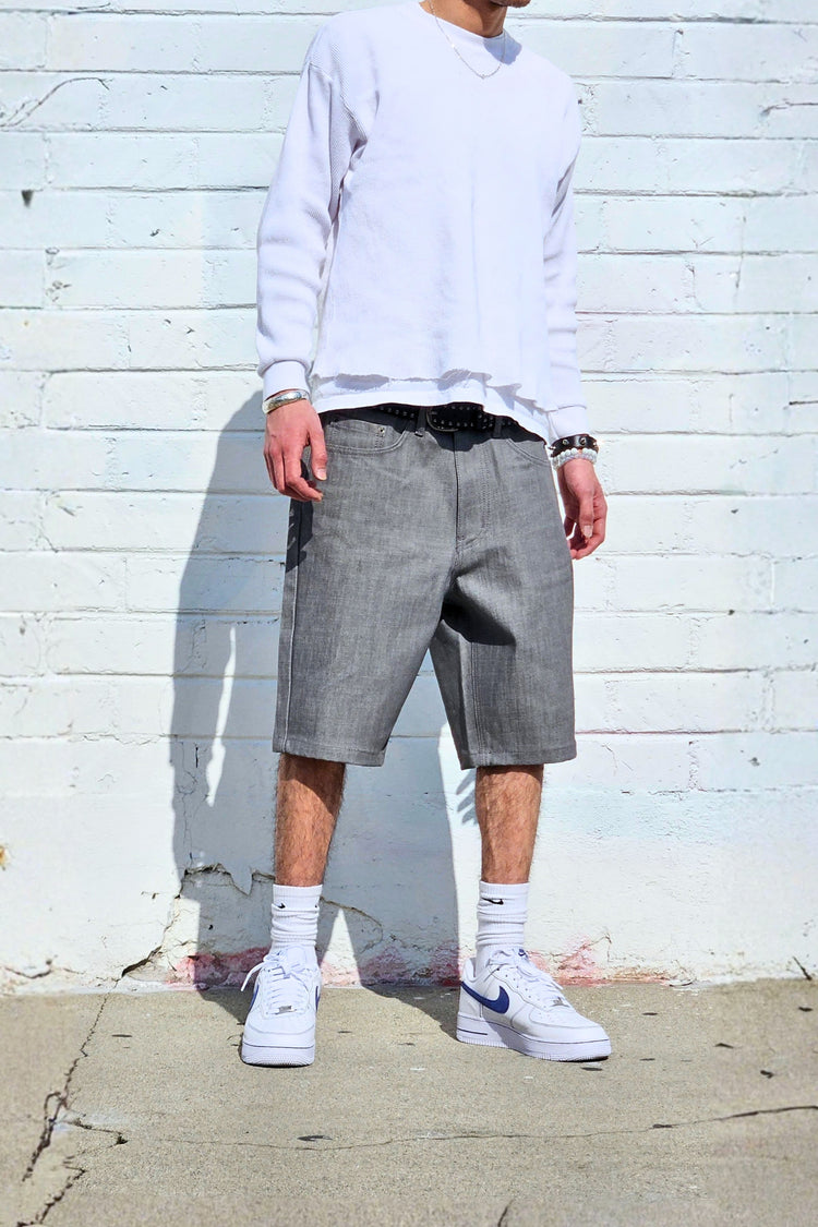 Neo Blue® 14oz Raw Denim Light Grey Baggy