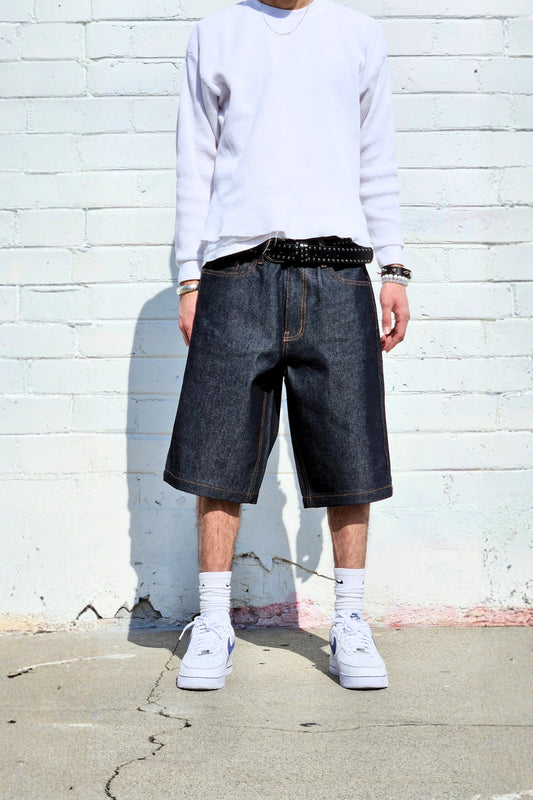 Neo Blue® 14oz Dark Indigo Baggy Shorts