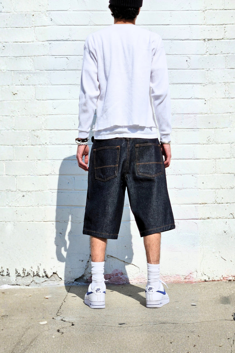 Neo Blue® 14oz Dark Indigo Baggy Shorts
